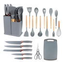 Kit Utensílios de Cozinha Luxo (COM 19 PEÇAS) Últimas Unidades Disponíveis