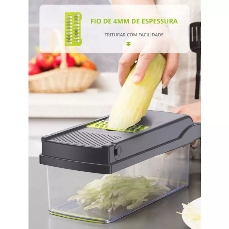 Cortador Multifuncional de 16 Peças - Frete Grátis