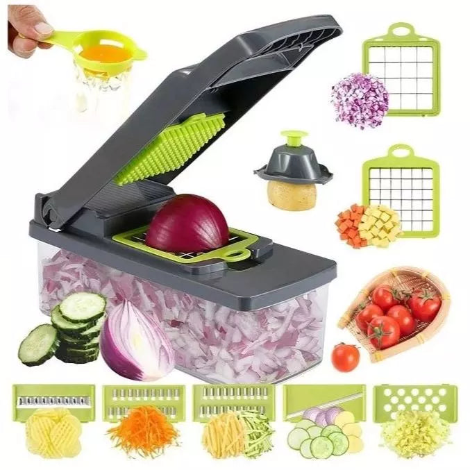 Cortador Multifuncional de 16 Peças - Frete Grátis